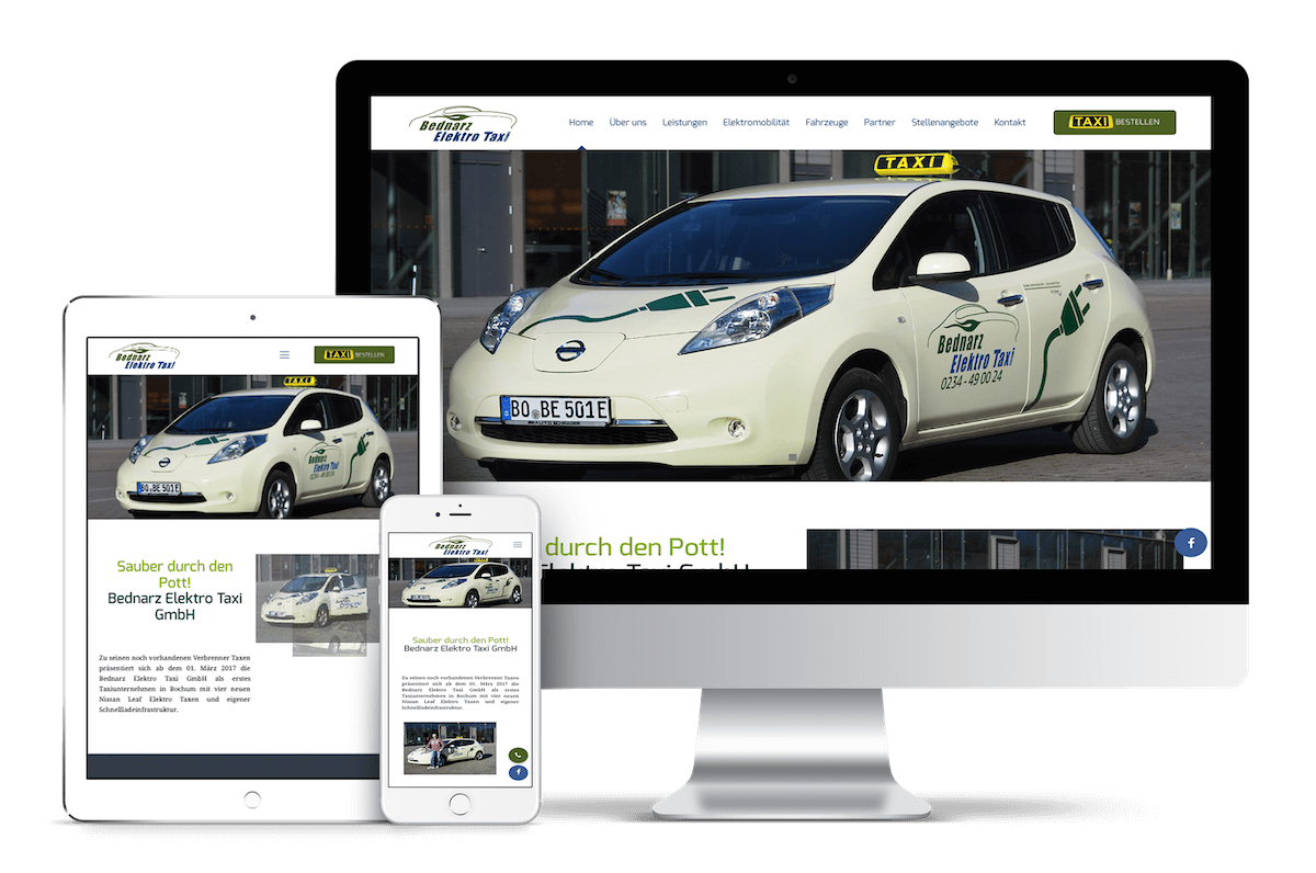 Elektro Taxi Bednarz | Webdesign