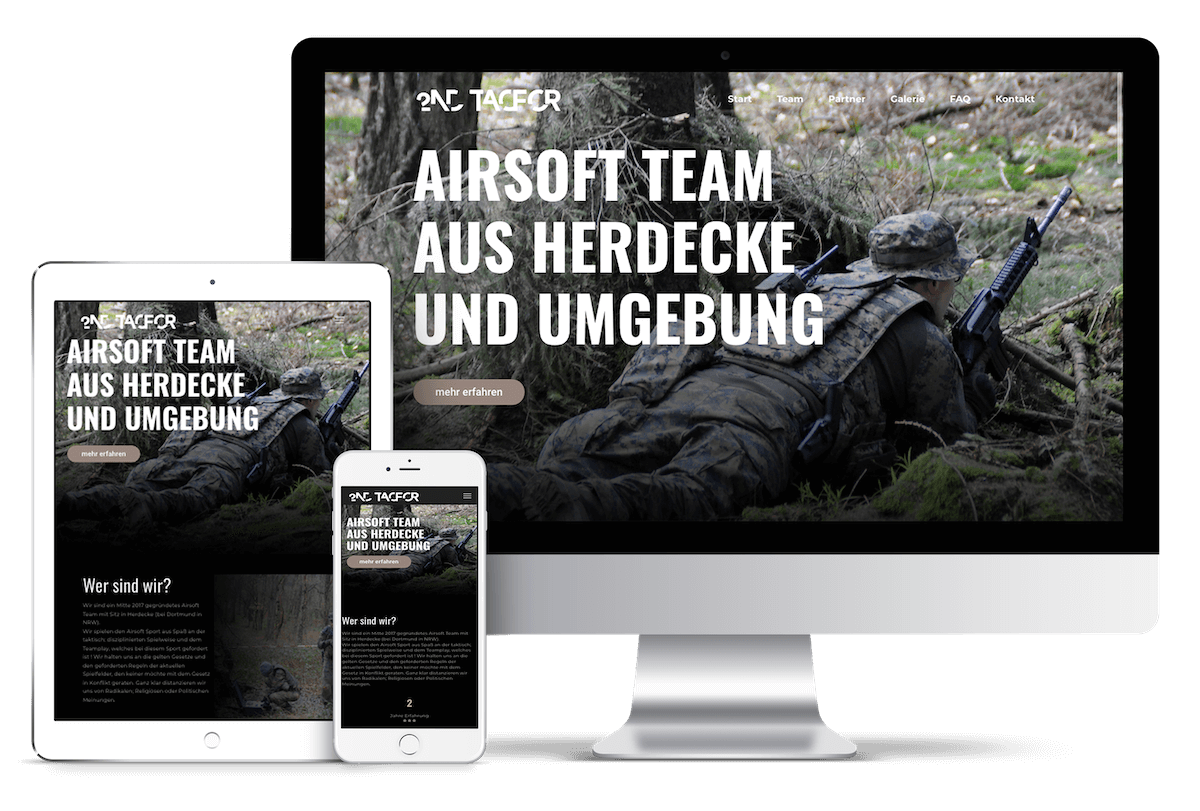 2ndtacfor Airsoft| Webdesign