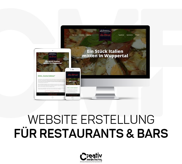 WEBSITE ERSTELLUNG FÜR RESTAURANTS & BARS