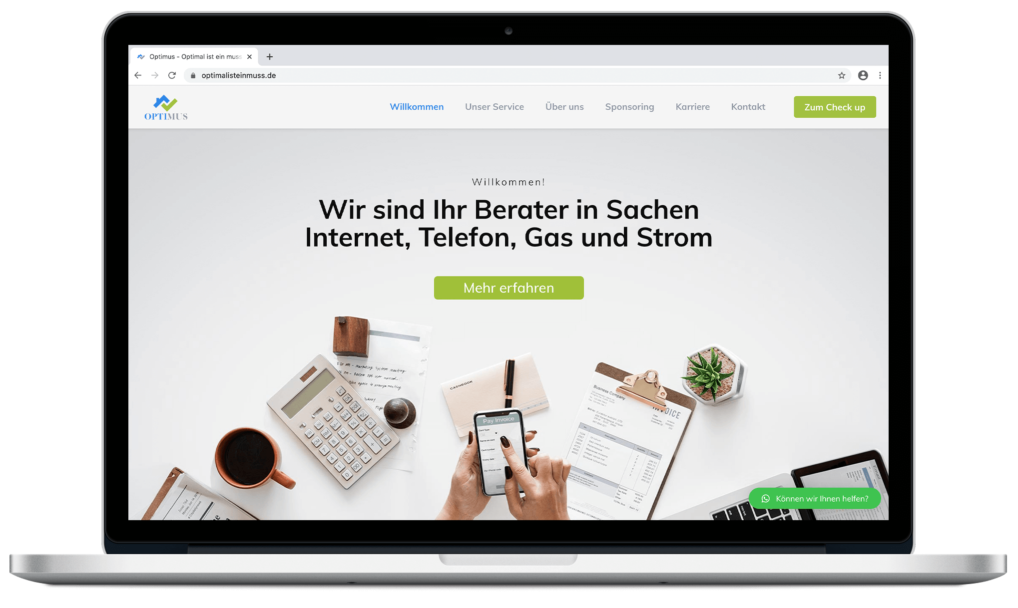 Optimus | Webdesign