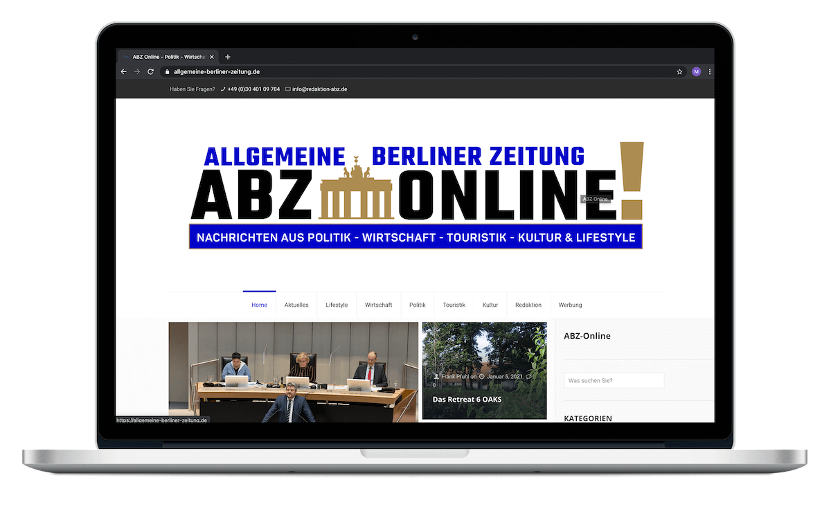 Allgemeine Berliner Zeitung | Webdesign | Grafikdesign