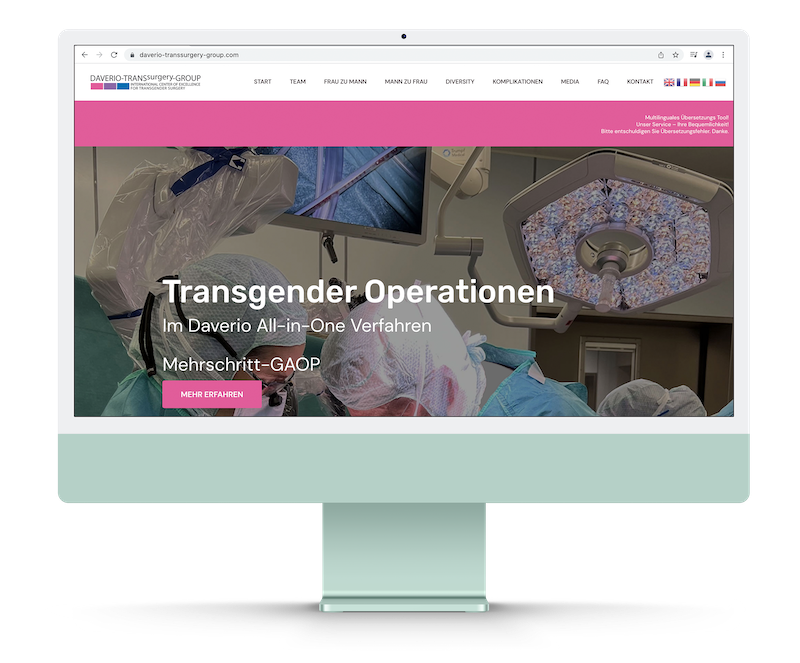 Daverio-Transsurgery-Group | Webdesign | Grafikdesign