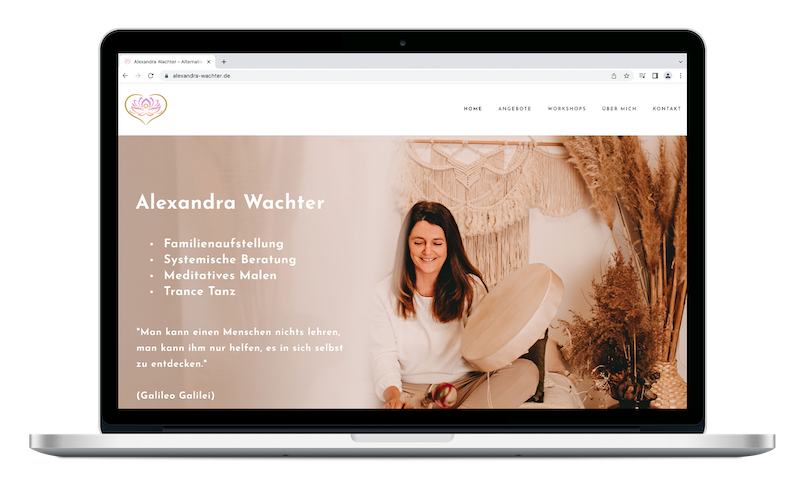Alexandra Wachter | Webdesign | Grafikdesign