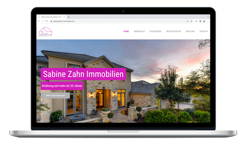 Sabine Zahn Immobilien | Webdesign | Logodesign | Grafikdesign