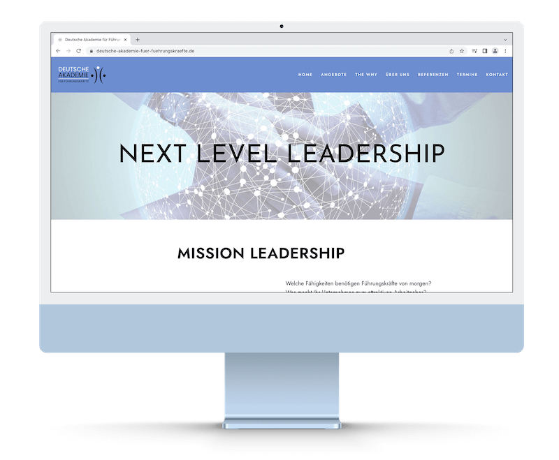 Deutsche Akademie für Führungskräfte | Webdesign | Logodesign | Grafikdesign