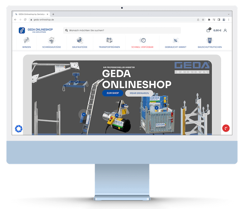 Geda Onlineshop | Webdesign | Logodesign | Grafikdesign