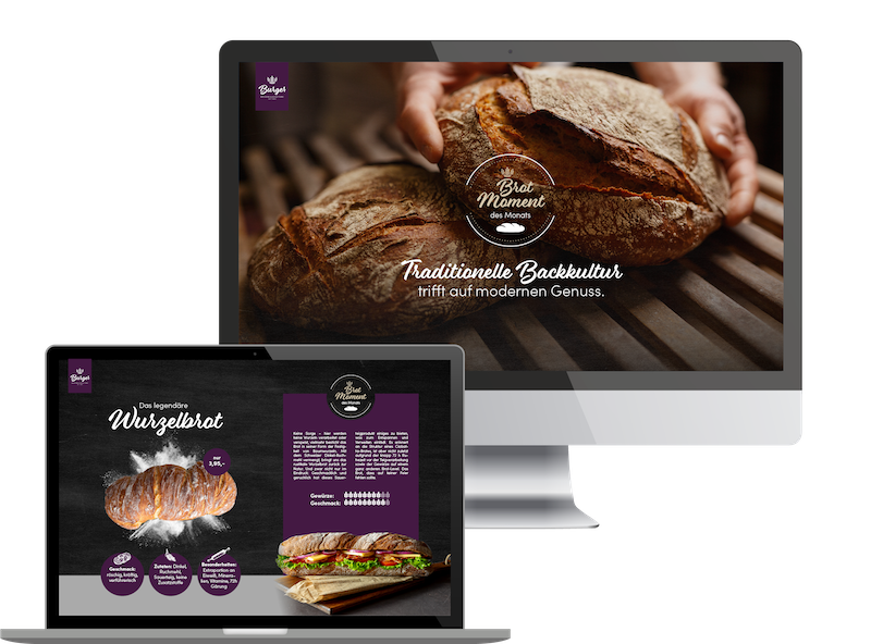 Bäckerei Burger | Webdesign | Logodesign | Grafikdesign