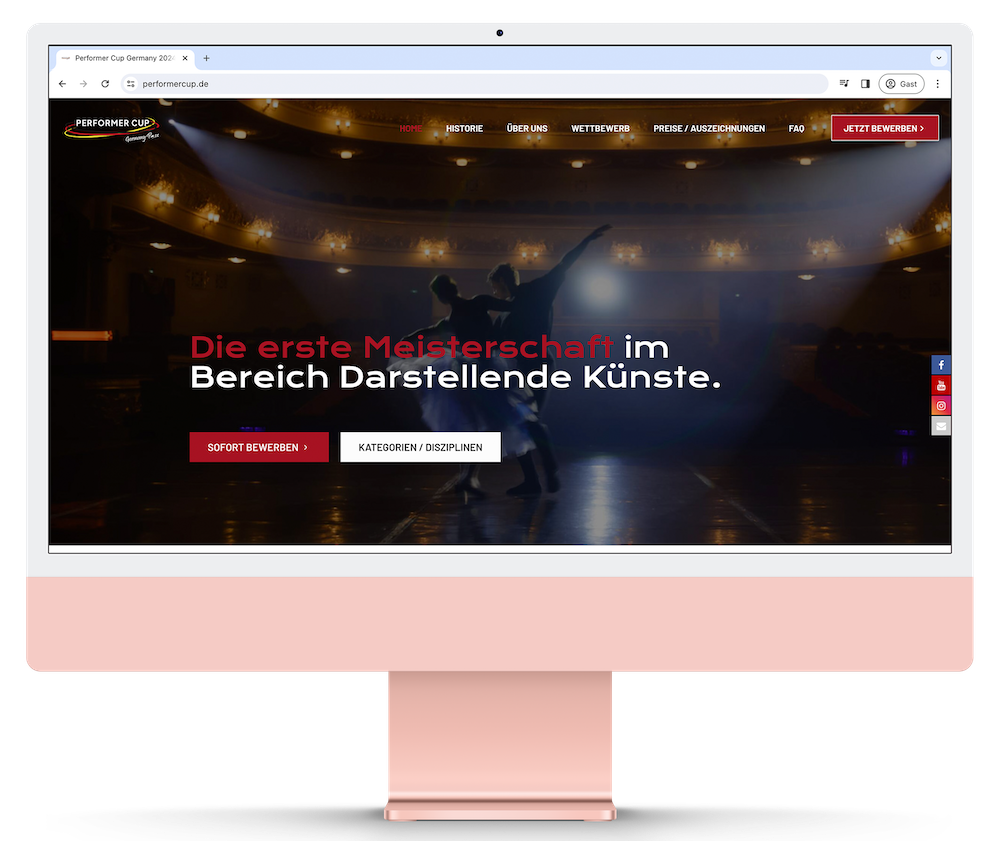 Performer Cup Germany | Webdesign | Logodesign | Grafikdesign